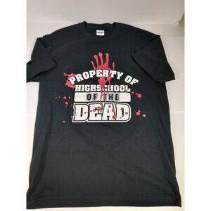 Vtg Highschool of The Dead  T Shirt Hotd Anime  2010s RARE PROMO Tee Sz M Gildan